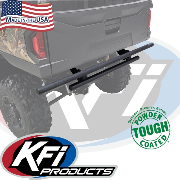 KFI Compatible with Polaris Mid-Size Compatible with Ranger Rear Double Tube Bumper #101435 