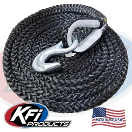 #101121-R UTV TigerTail 12' Rope (Black)