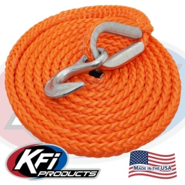 #101133-R ATV TigerTail 15' Rope (Orange)