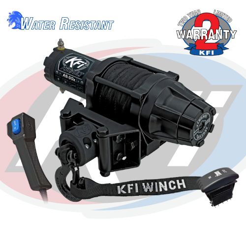 5000lbs Assault Winch (Standard) #AS-50x - KFI ATV Winch, Mounts 