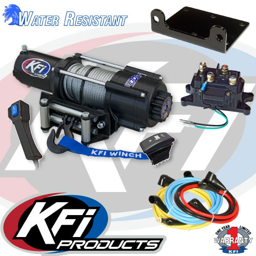 KFI ATV-HR Universal ATV Winch 14ft Hand Held Corded Remote Kit