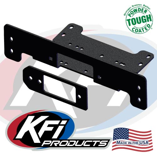 New KFI 2500 lbs Winch & Model Specific Winch Mount Wire Cable Fits: 2017-2020 Kawasaki KAF400 Mule SX/XC 